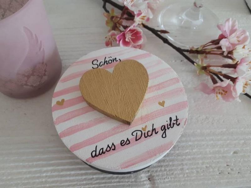 Geschenkdose * Schön, dass es Dich gibt